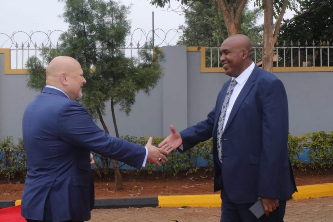 ICC prosecutor Karim Khan in Kenya for MKU graduation