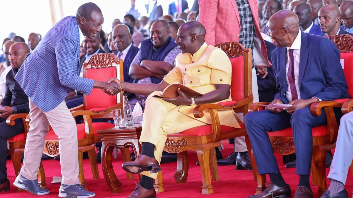 Ruto implores Governor Simba Arati to ditch Raila’s ODM party