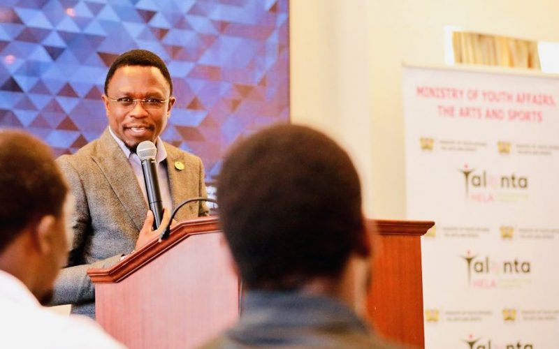 Sports CS Ababu Namwamba. PHOTO/(@AbabuNamwamba)/Ababu Namwamba/Twitter