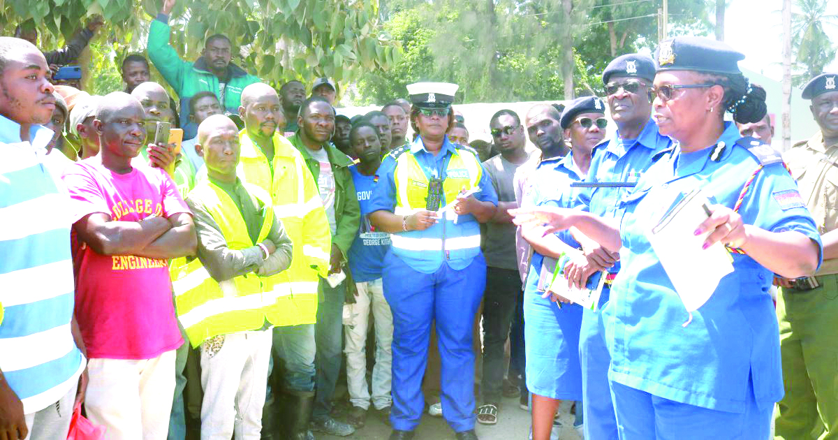 Police commanders kick off road safety drive to curb crashes