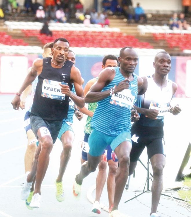 Ferguson Rotich confident of leading Kenya’s 800m title defence