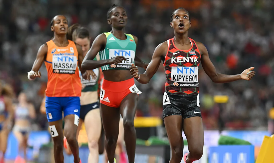 Faith Kipyegon wins women’s 1500m to bag Kenya’s first gold in Budapest