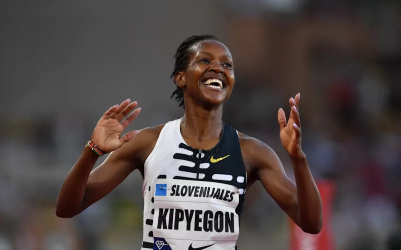 Two-time world 1,500m champion Faith Kipyegon. PHOTO/Olympic.com