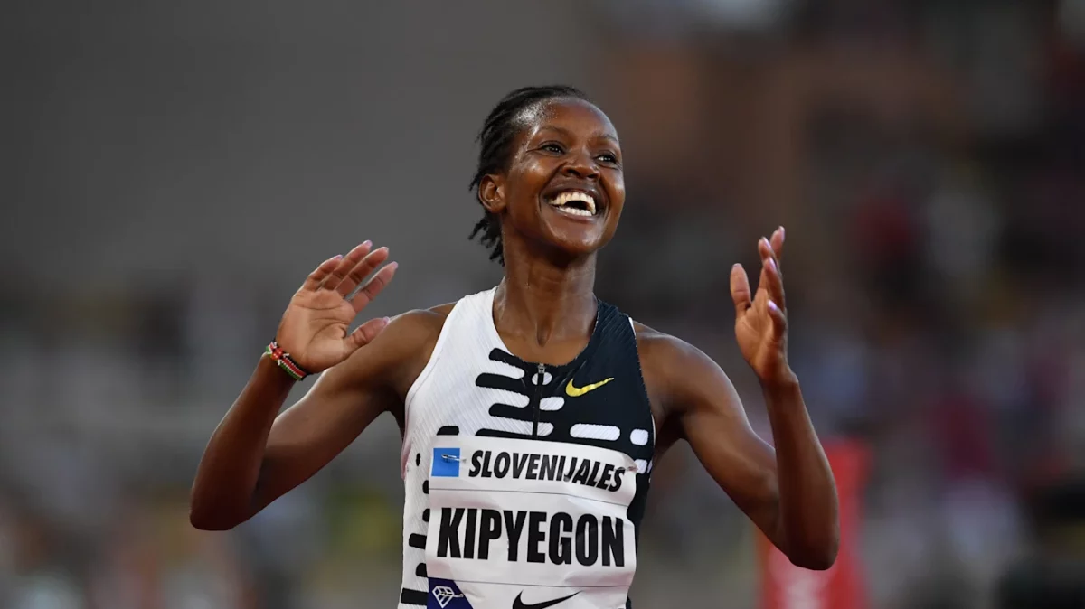 Two-time world 1,500m champion Faith Kipyegon. PHOTO/Olympic.com