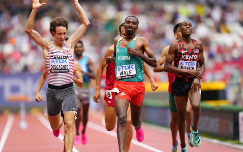 Simon Koech Kiprop on a past race . PHOTO/Diamond League