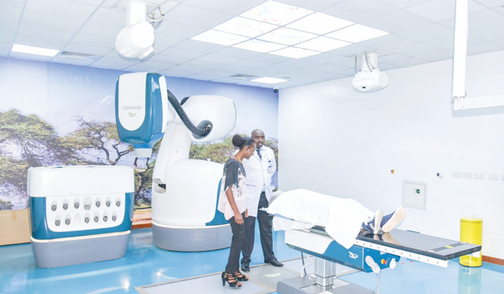 Milestone cancer treatment in KUTRRH cyberknife use