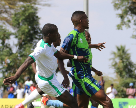 KCB and Kariobangi Sharks in FKF PL action. PHOTO/(@Officialfkfpl)/FKF Premier League/X