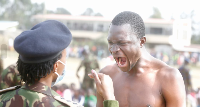Joy for tens of youth as KDF drop teeth tint