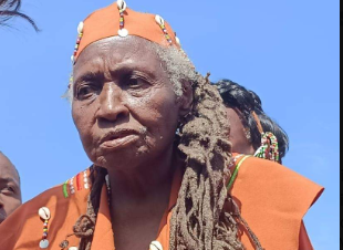  Kenya's freedom fighter Field Marshall Muthoni Kirima. PHOTO/(@rigathi)/Rigathi Gachagua/Twitter