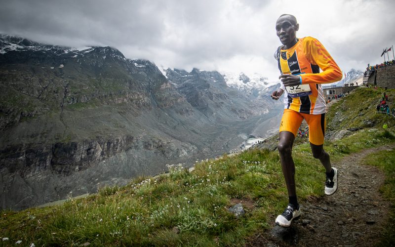 Patrick Kipngeno in a mountain race action. PHOTO/Run 247