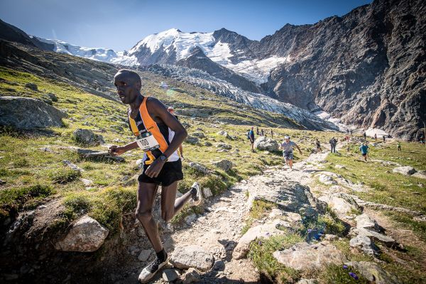 Patrick Kipngeno in a past mountain race action. PHOTO/Fast Running