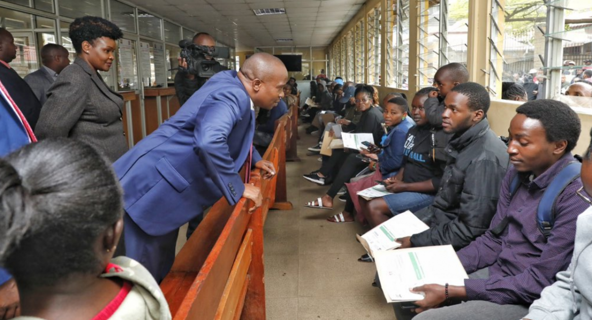 Kindiki notes improvement in passport printing at Nyayo House