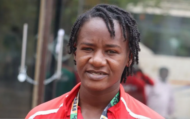 Kenyan boxer Amina Martha. PHOTO/Boxing Kenya