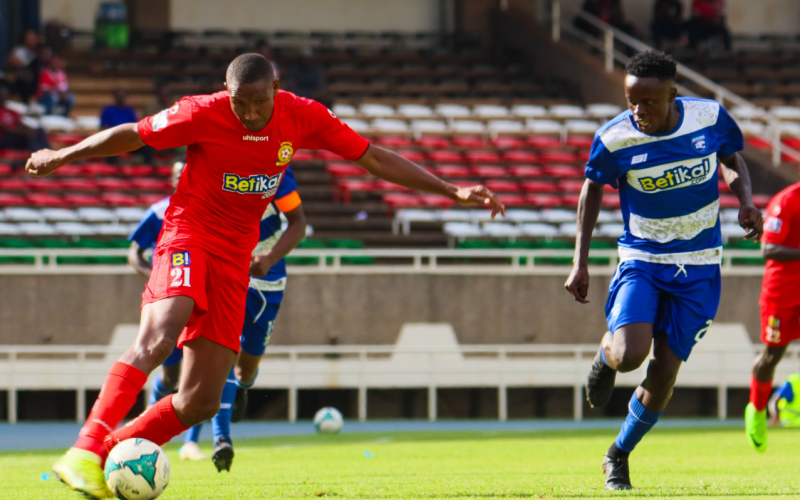 Action between Kenya Police and AFC Leopards. PHOTO/Kenya Police/X