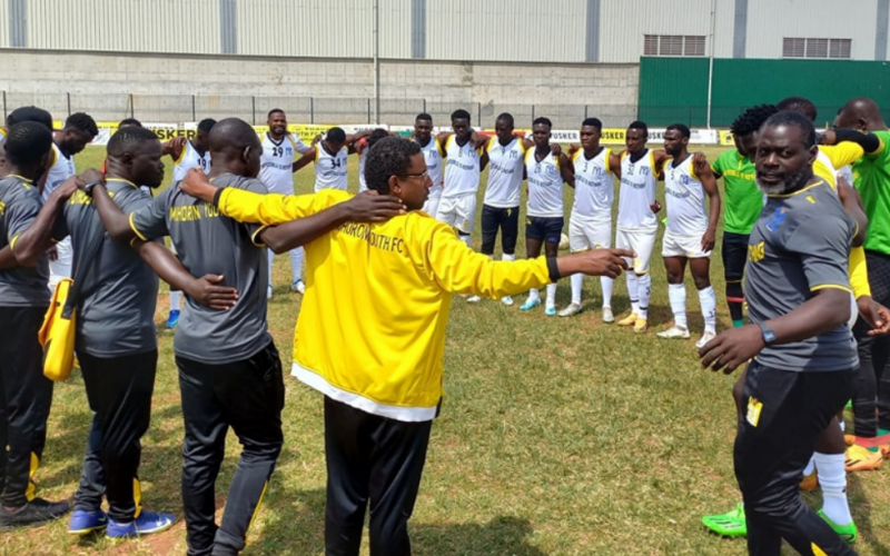 Muhoroni Youth prepare for a past match. PHOTO/Muhoroni Youth/Facebook