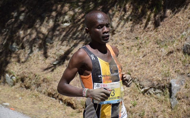 Philemon Kiriago leads a mountain race. PHOTO/Wikimedia