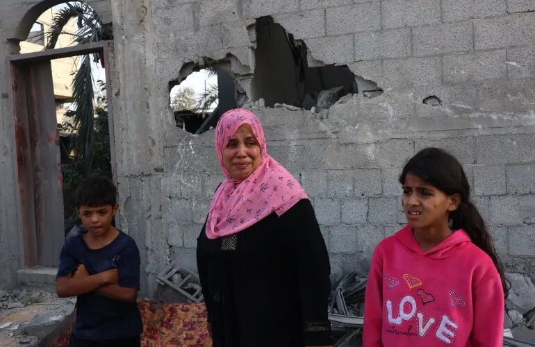 Israeli air raids kill at least 55 in Gaza overnight, Hamas says
