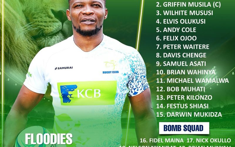 KCB Rugby Impala Floodlit squad. PHOTO/KCB Rugby