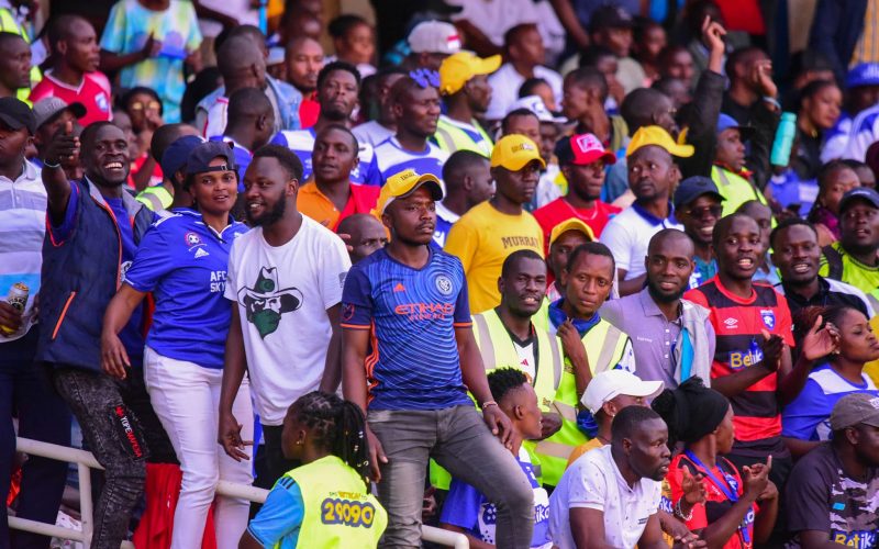 AFC Leopards fans at a past FKF PL match. PHOTO/AFC Leopards/Facebook