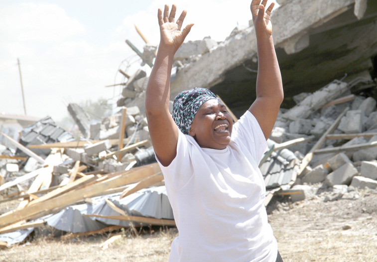 Pain as homes are flattened in Athi River