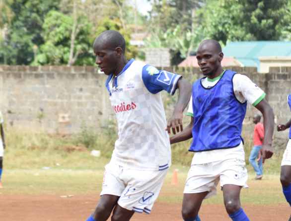 Bidco United players in a training session. PHOTO/(@fCBidco)/X