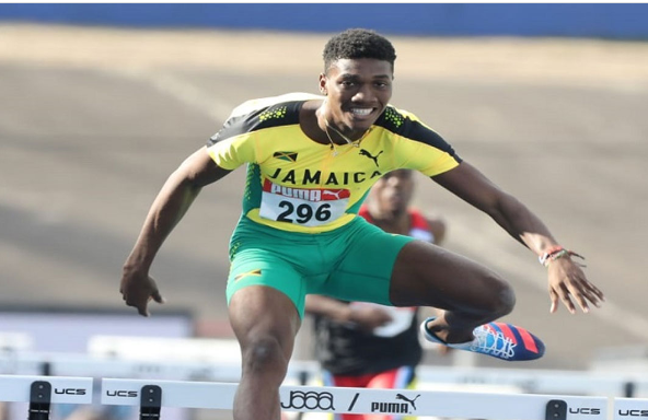 Jamaica's Roshawn Clarke world U20 400m hurdles runner. PHOTO/World Athletics
