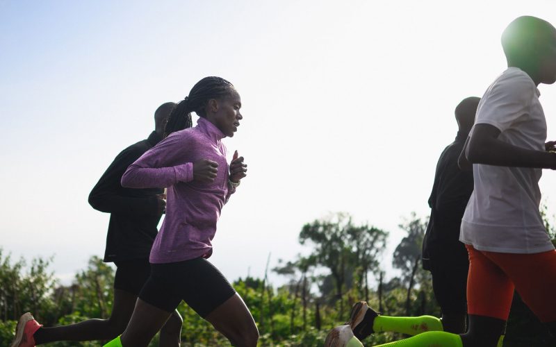Faith Kipyegon on a long run. PHOTO/World Athletics