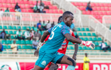 Gor Mahia goalkeeper Gad Mathews in a past action. PHOTO/(@OfficialGMFC)/X