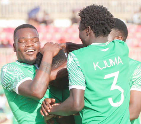 Gor Mahia celebrate a Premier League goal. PHOTO/(@Officialfkfpl)/X