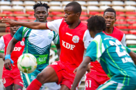KCB take on Ulinzi Stars at Kasarani. PHOTO/(@Officialfkfpl)/X