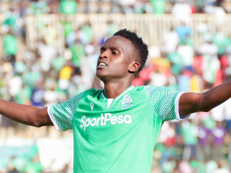 Gor Mahia forward Rogers Mugisha. PHOTO/(@Officialfkfpl)/X