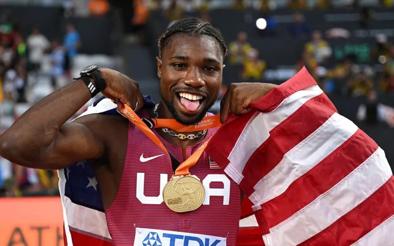 USA's sprinter Noah Lyles. PHOTO/Paris Channel
