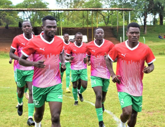 Nzoia Sugar in a training session. PHOTO/Nzoia Sugar/Facebook