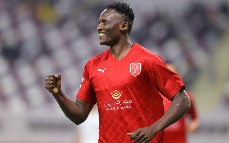 Harambee Stars and Al Duhail striker Michael Olunga. PHOTO/Qatar Stars League