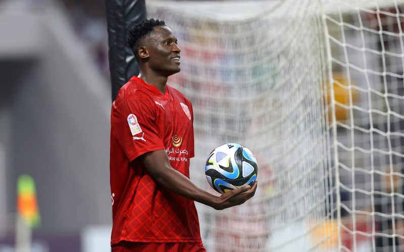 Harambee Stars and Al Duhail striker Michael Olunga. PHOTO/Qatar Stars League