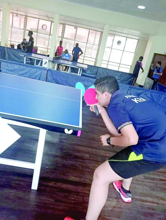Upcoming table tennis star Noorani eyes global ladders