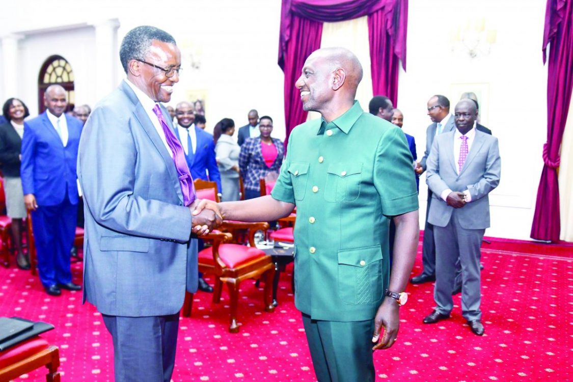 President receives Maraga’s team report on security agencies reforms