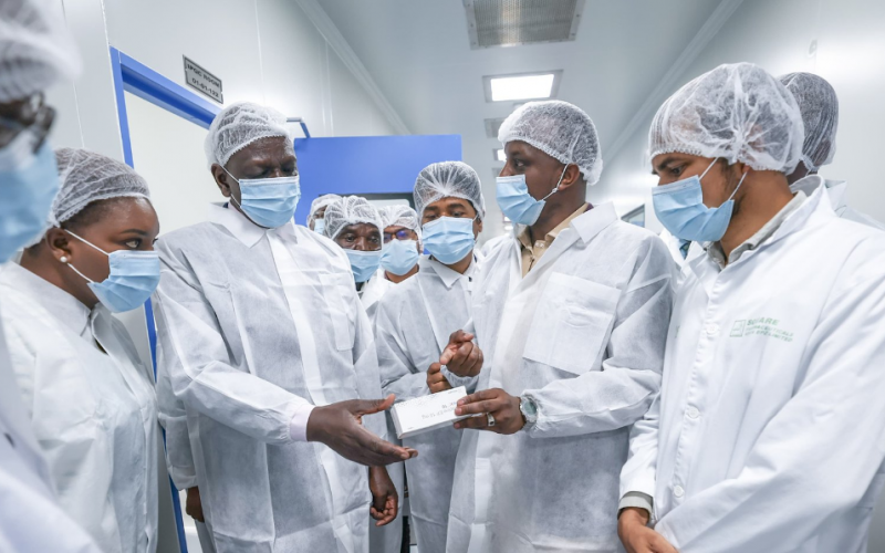 President William Ruto during a visit at  Athi River Economic Processing Zone. PHOTO/ William Ruto/X