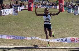 Lucy Mawia in a past cross country race. PHOTO/FIDAL