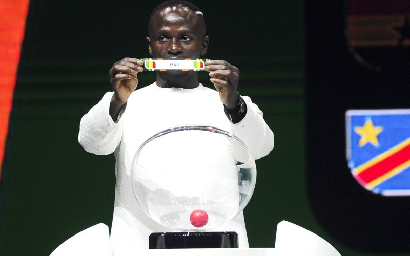 Sadio Mane during 2023 AFCON draw in Abidjan, Ivory Coast. PHOTO/CAFOnline