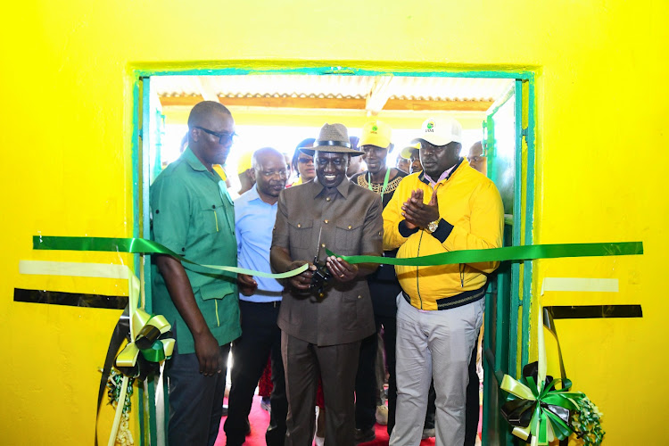 PHOTOS: President Ruto launches UDA office in Homa Bay