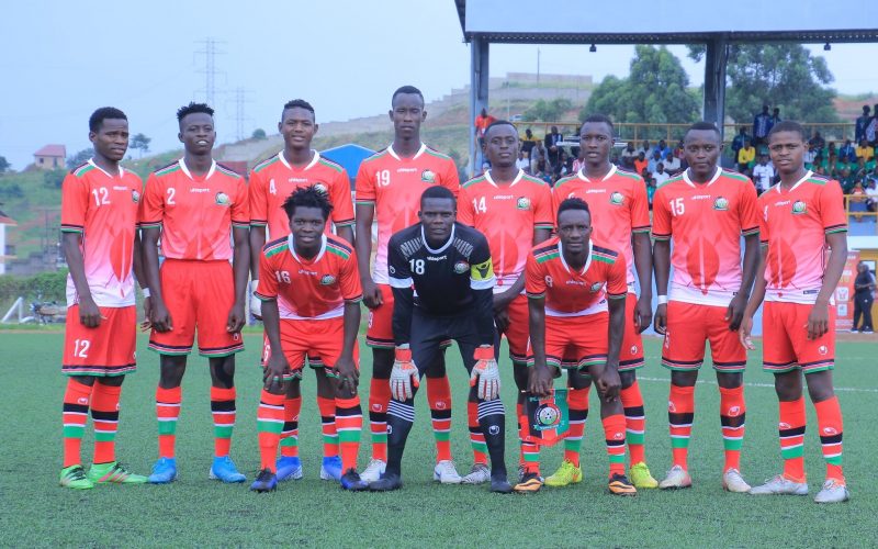 Junior Stars (Kenya u18) in a CECAFA U18 past event. PHOTO/FKF