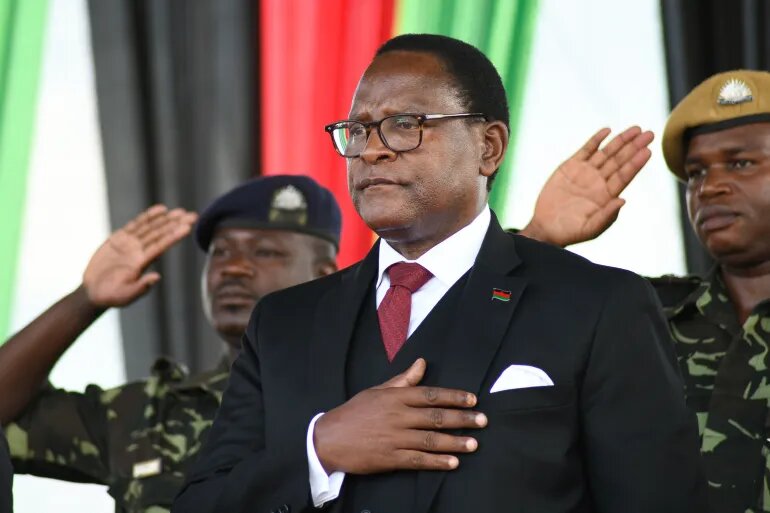 Malawi's President Chakwera bans himself and his cabinet from foreign travel