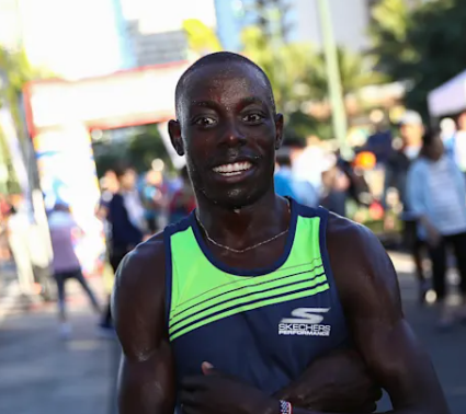 Edward Cheserek after crossing the finishing line in a previous competition. PHOTO/Olympics.com