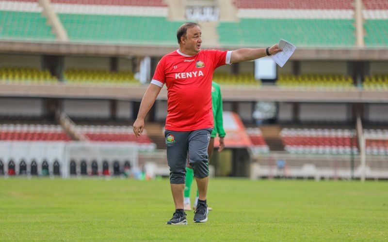 Harambee Stars head coach Engin Firat. PHOTO/FKF