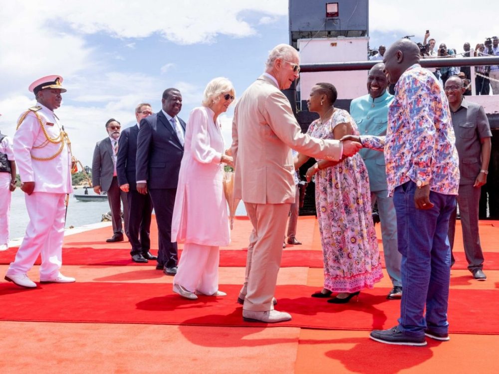 DP Gachagua finally meets King Charles, Queen Camilla in Mombasa