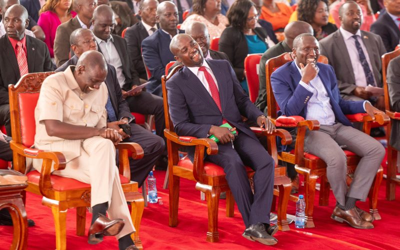 
President William Ruto in Sotik, Bomet County. PHOTO/(@WilliamsRuto)/X