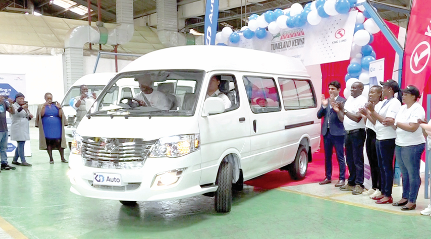 Fresh boost for transport as new locally assembled vehicle rolls off KVM line