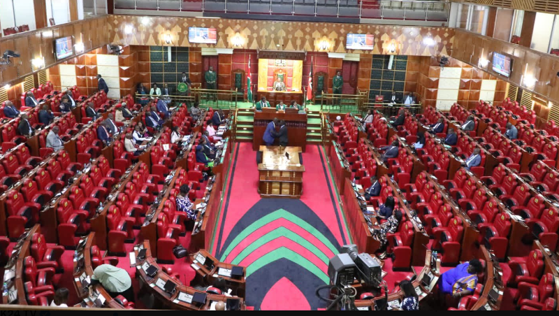 Members of Parliament in a parliamentary session. PHOTO/(NAssemblyKE)/X