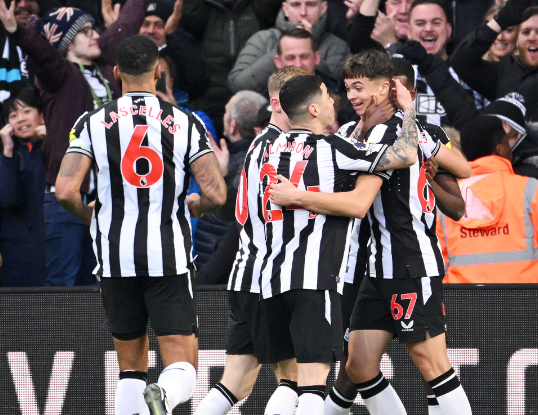 Newcastle United  will be in Champions League action against PSG on Tuesday. PHOTO/Newcastle United